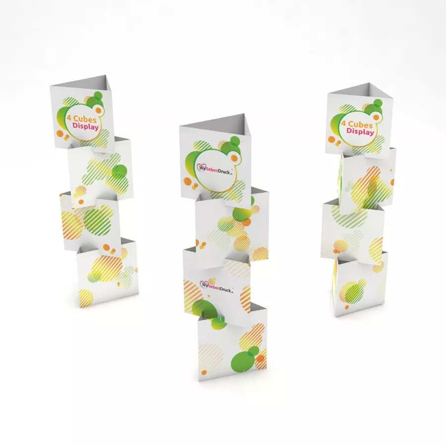 Aufsteller 4 Cubes 1