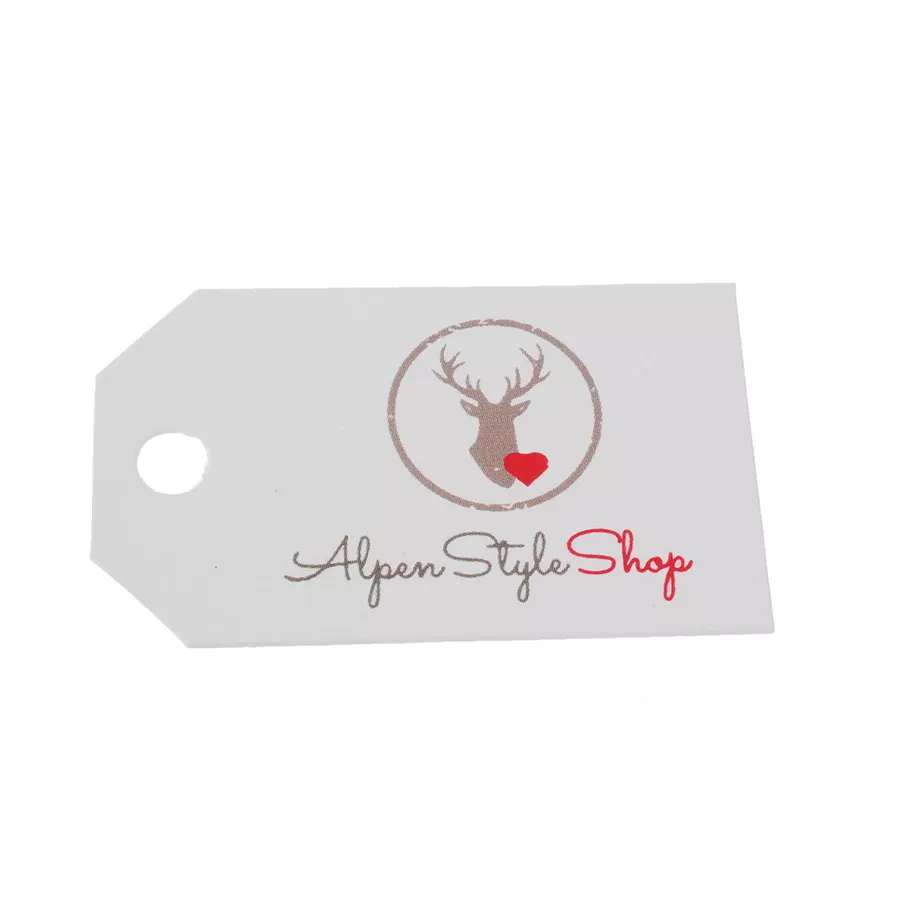Tag mit Recyclingpapier