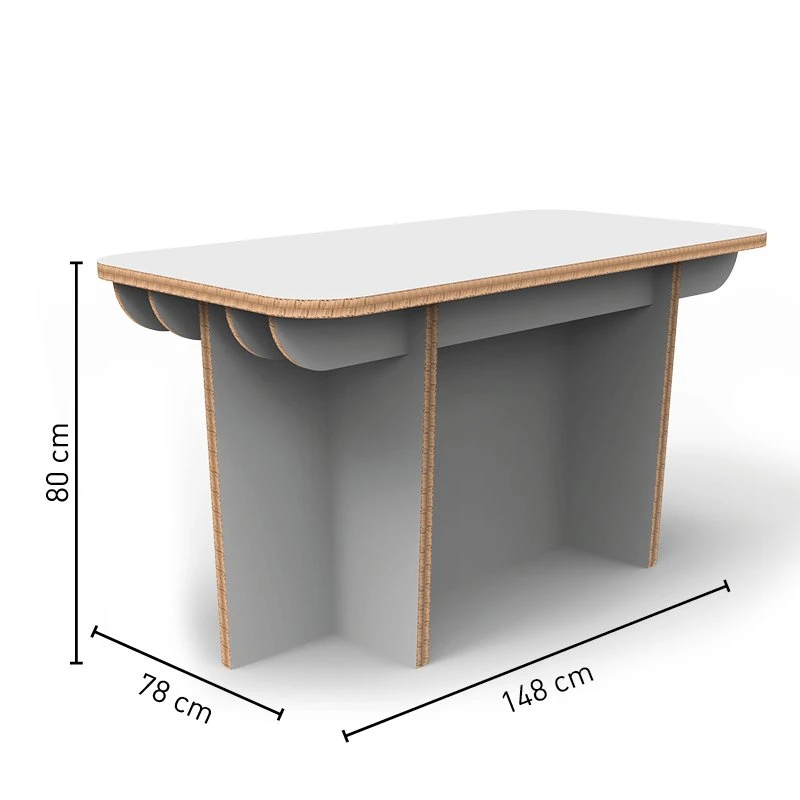 Tisch aus Karton 1
