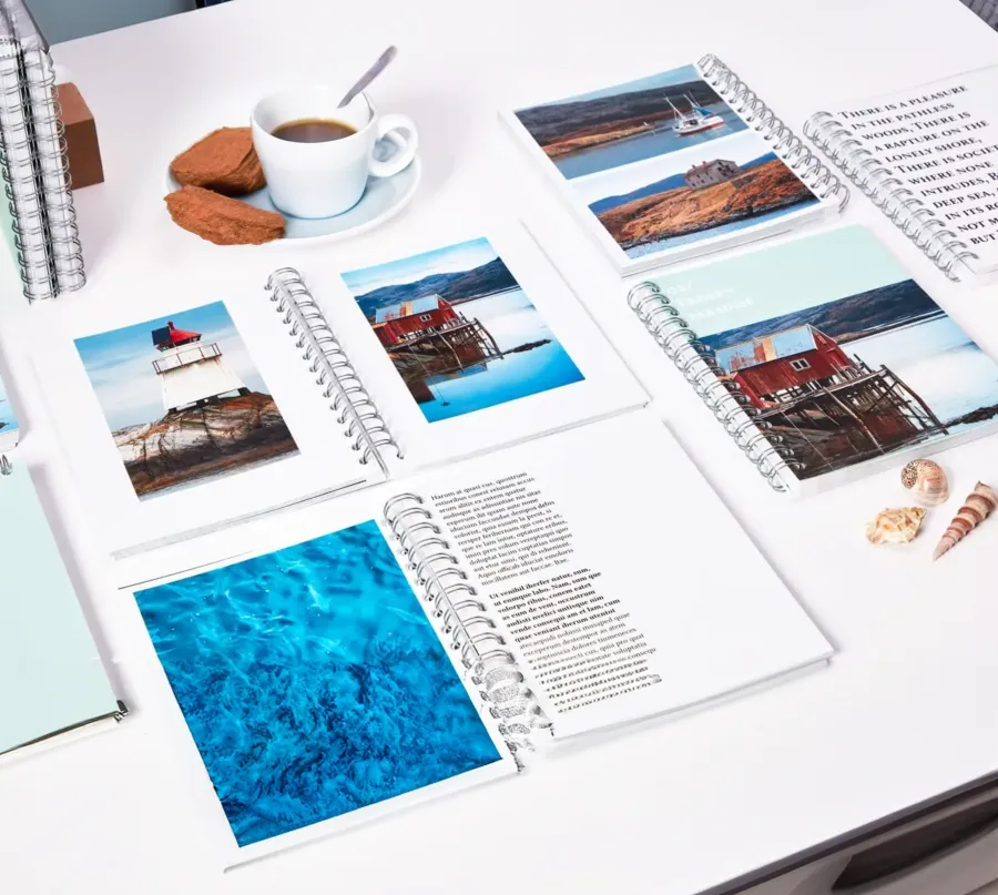 Magazin mit Spiralbindung drucken