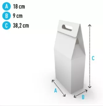 Flaschenverpackung "California" (18x9x38,2 cm) 1