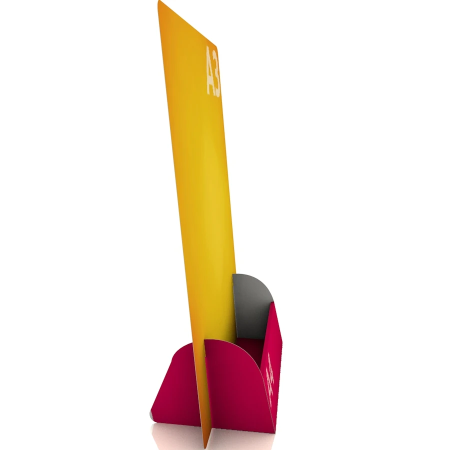 Display Aufsteller "Copenhagen" (A3 Display mit DIN A4 Regalfach) 1