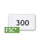 300 g Recycling Bilderdruckpapier matt FSC®