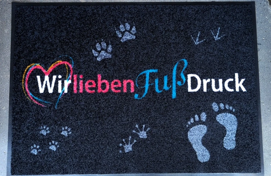 Bedruckte Fußmatten 1