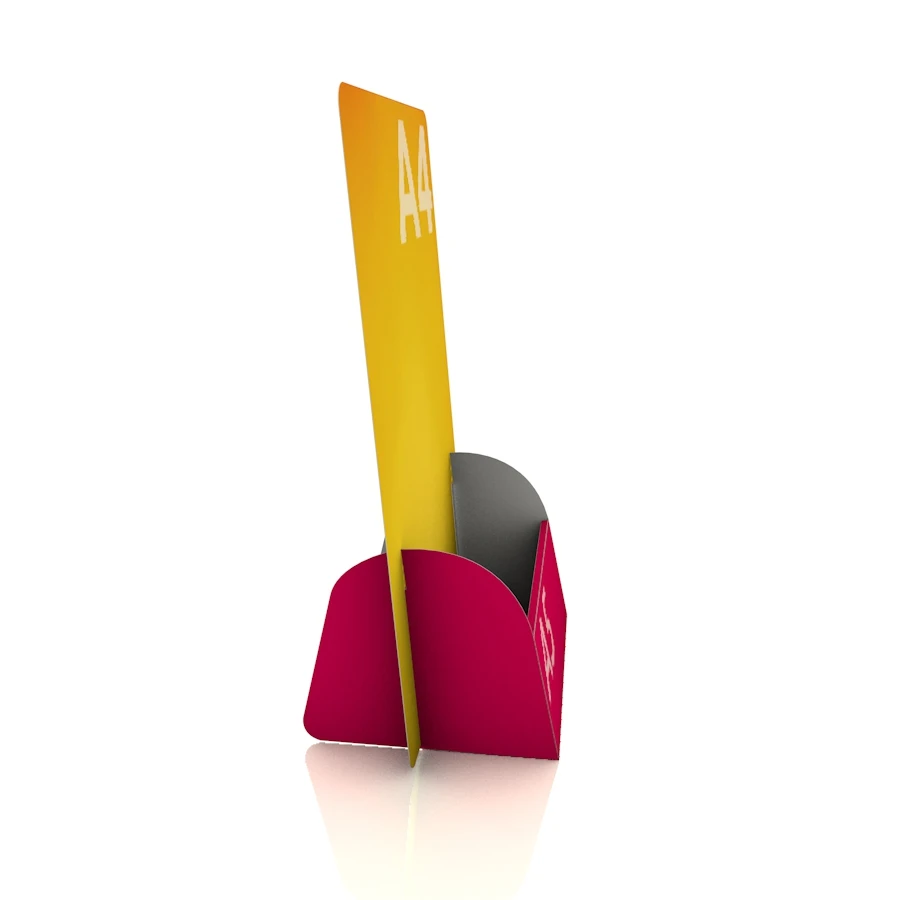 Display Aufsteller Kedros (A4 Display mit DIN A5 Regalfach) 1