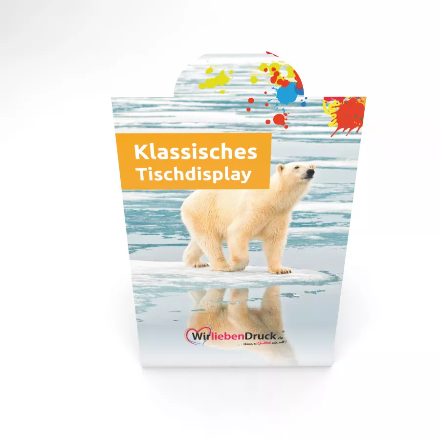 Klassischer Aufsteller 12x21 cm 1