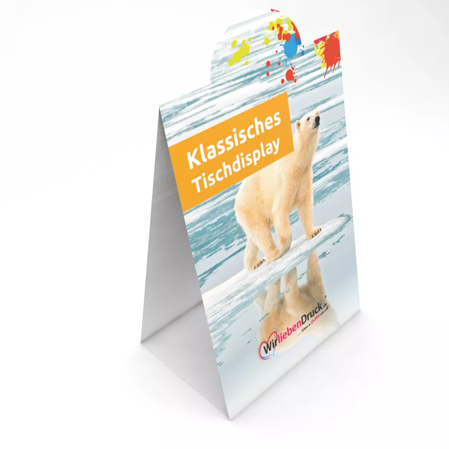 Klassischer Aufsteller 12x21 cm 1