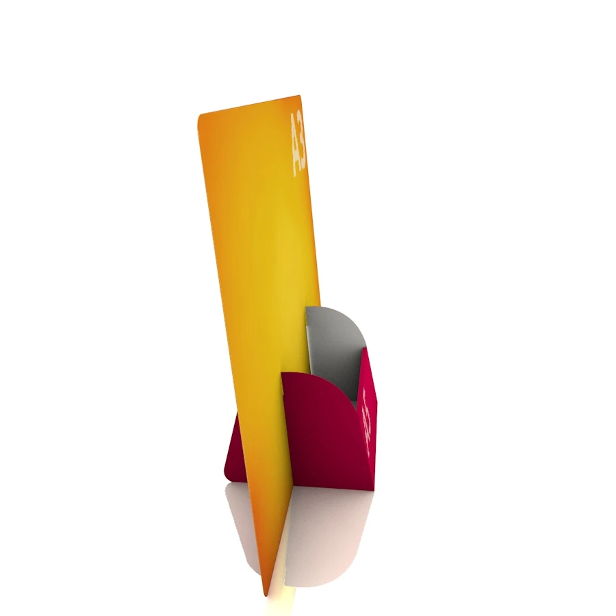 Display Aufsteller "Rotterdam" (A3 Quer Display mit DIN A5 Regalfach) 1