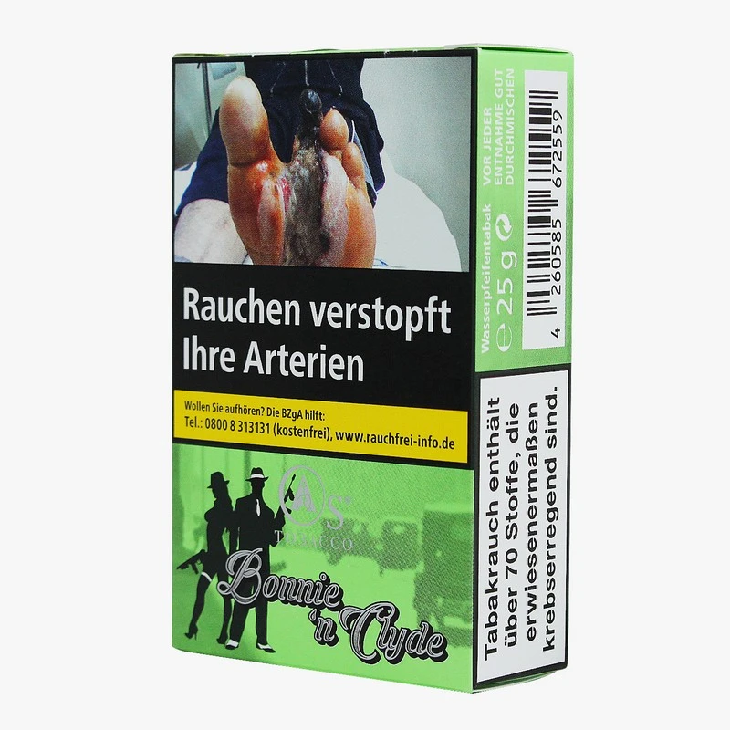 Shisha Tabak 25g Verpackung 1