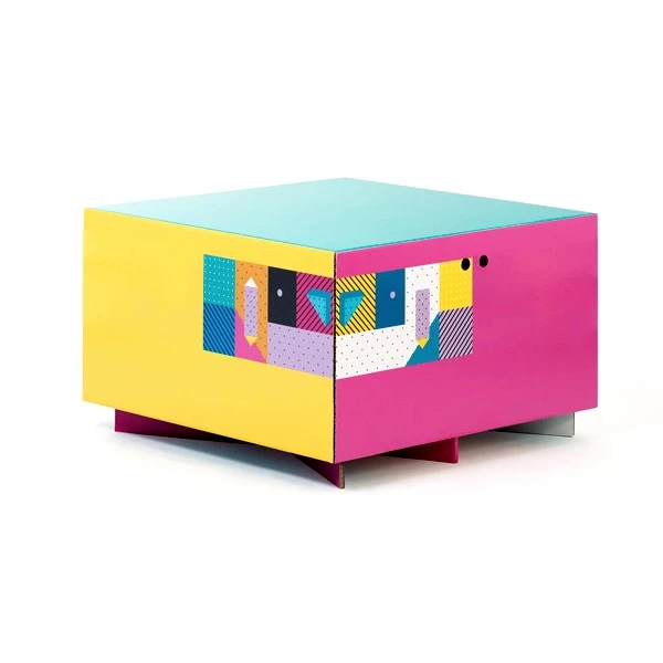 Karton Hocker & Tisch "Manila" 1