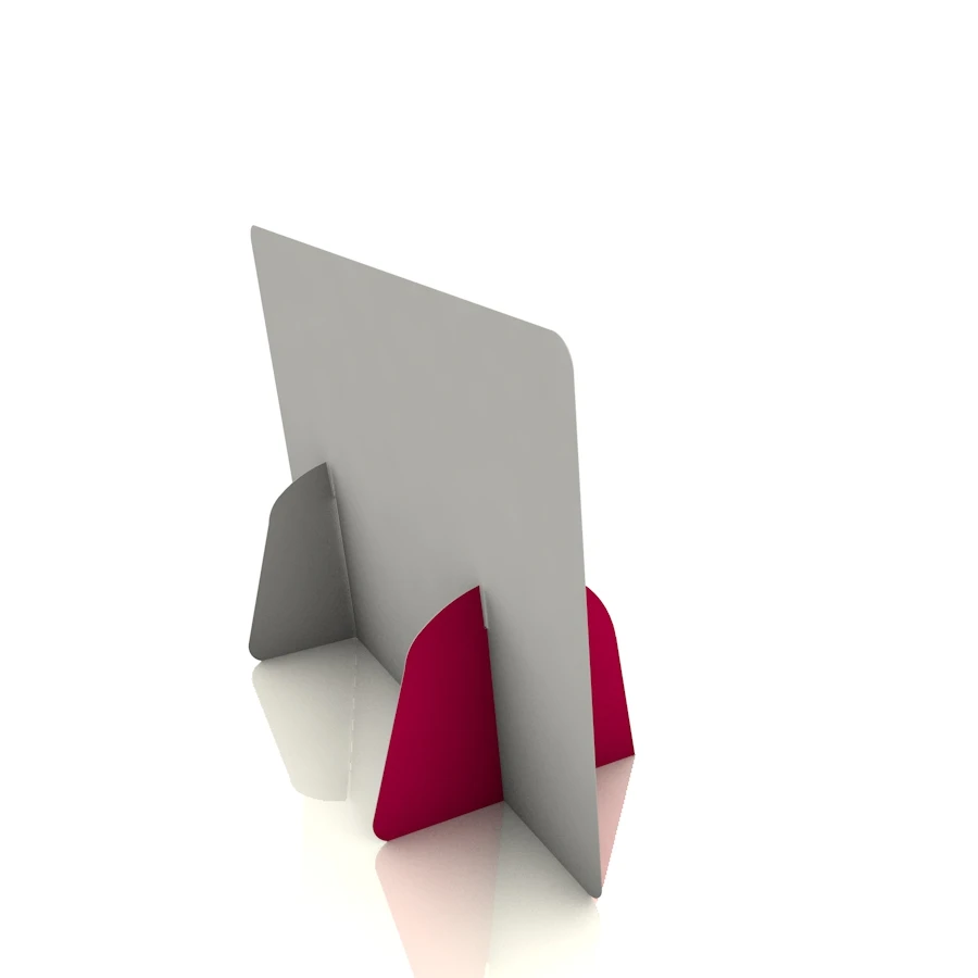 Display Aufsteller "Vathy" (A4 Quer Display mit DIN A5 Regalfach) 1