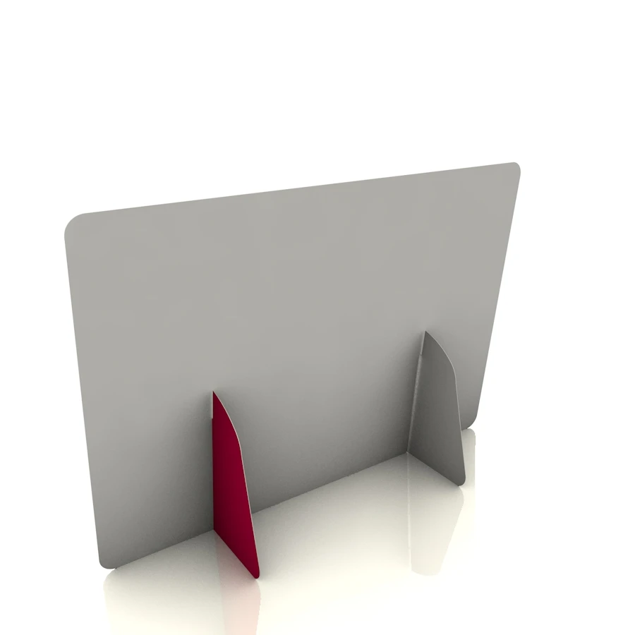 Display Aufsteller "Vathy" (A4 Quer Display mit DIN A5 Regalfach) 1