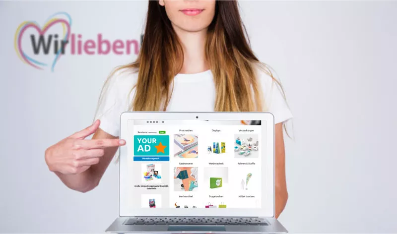 Werbung schalten - bei Wir lieben Druck